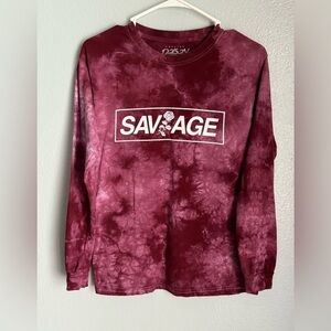 Popular Poison Long Sleeve Savage Tee - Size Small